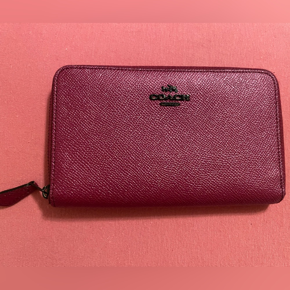 Purple maroon wallet